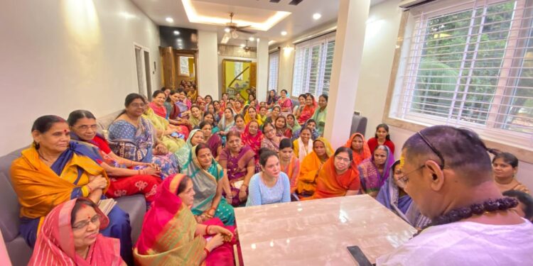 श्री सवा करोड शिवलिंग निर्माण के संबंध में मातृशक्ति की बैठक सम्पन्न: आचार्य सोमेश परसाई