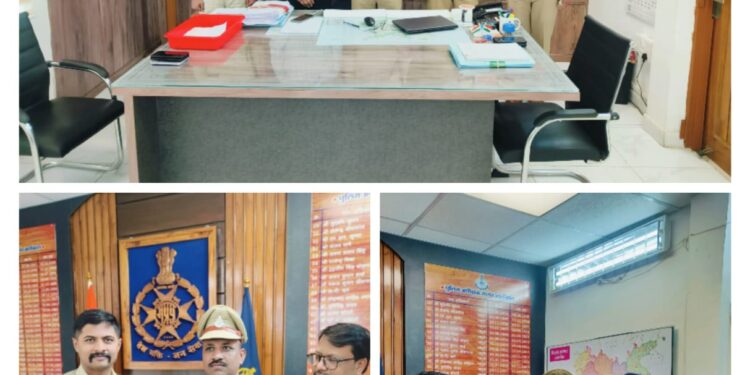 *कार्यवाहक उच्च पदों पर पदोन्नत हुए अधिकारियों को पुलिस अधीक्षक ने लगाए स्टार पदोन्नति पर पुलिस अधिकारियों ने दी बधाई*