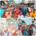 नवरात्र पर्व पर श्रद्धालुओं ने निकाली विशाल चुनरी यात्रा उमरियापान में बड़ी माई को 108 मीटर और महाकाली को चढ़ाई 51 मीटर लंबी चुनरी,बड़ी संख्या में शामिल रहे माता के श्रद्धालु,भाव खेलते और दंड भरते चलते रहे माता का भक्त