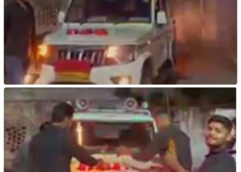 *भौकाल* लापरवाह अधिकारी की लापरवाही का वीडियो आया सामने ,रील बनाने के लिए किया ये काम:-‘भारत सरकार’लिखी गाड़ी के साथ बत्ती जलाकर बनाई रील, की फायरिंग सोशल मिडिया पर वीडियो हुआ वायरल…देखे वीडियो..