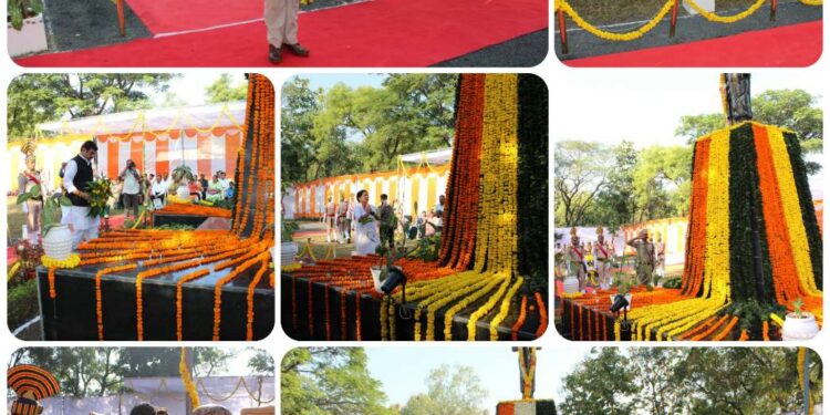 *10वीं वाहिनी स्थित शहीद स्मारक पर पुलिस शहीद स्मृति दिवस का आयोजन*