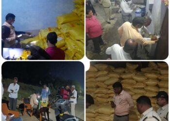 *अवैध उर्वरक भंडारण पर पुलिस प्राथमिकी दर्ज*  *दमुआ के वार्ड क्रमांक-7 महात्मा गांधी वार्ड में स्थित गोदाम*  *में 650 बैग यूरिया एवं 16 बैग पोटाश किया गया जप्त*