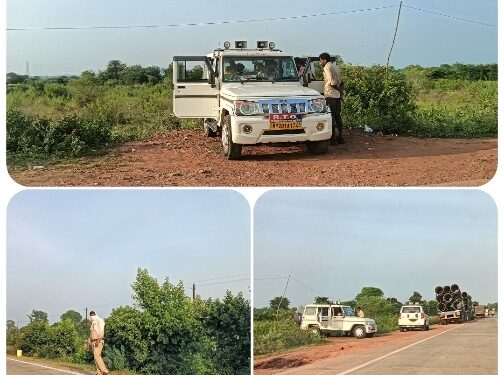 गजब की आर.टी.ओ विभाग अधिकारी की कार्यवाही…   RTO विभाग स्टॉफ चेहरा ढककर कर रहा वाहनो की चालानी कार्यवाही…