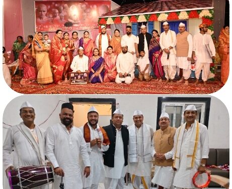 कटनी धर्मनगरी पिड़रई पहुंचे 40 तीर्थयात्रियों के जत्थे