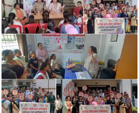 शक्ति अभिनंदन अभियान अंतर्गत बालिकाओं ने महिला पुलिस थाना एवं वन स्टॉप सेंटर का किया भ्रमण