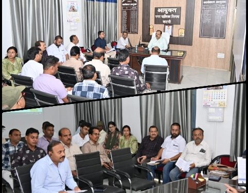 *निगमायुक्त नीलेश दुबे ने की लंबित सीएम हेल्पलाइन शिकायतों की समीक्षा, त्वरित कार्यवाही करने के दिए निर्देश*