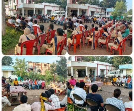 *बिछुआ थाना मे शांति समिति की बैठक में कई मुद्दों पर हुई चर्चा*