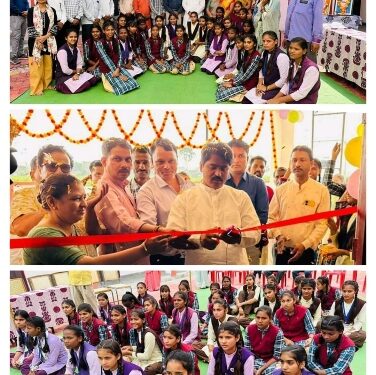 कन्या सीनियर छात्रावास के नवीन भवन का लोकार्पण… क्षेत्रीय विधायक घनश्याम चंद्रवंशी के कर कमलो से किया गया….!