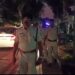 रीठी पुलिस ने निकाला फ्लैग मार्च,,