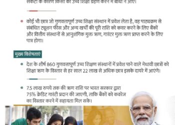 पीएम-विद्यालक्ष्मी से खुलेंगे विद्यार्थियों की प्रगति के द्वार…