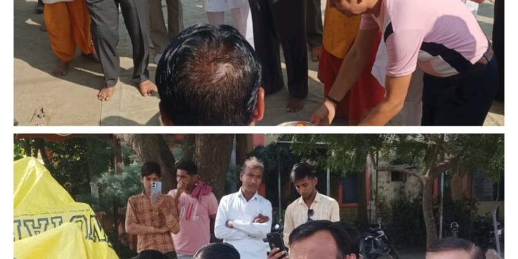 कालापीपल कृषि उपज मंडी में मुहूर्त के सौदेः-