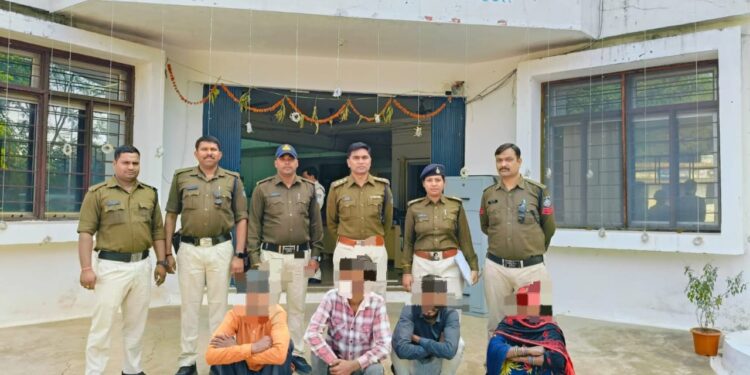 *रेलवे ट्रैक पर हुए घटना पर माधवनगर पुलिस की त्वरित कार्यवाही चार को भेजा जेल*