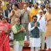 प्रभारी मंत्री राकेश सिंह ने मां नर्मदा नदी के दर्शन कर की पूजा अर्चना