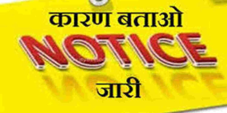 चार पटवारियों को कारण बताओं सूचना पत्र जारी”नो वर्क नो पे”