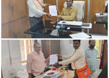 *आजाद स्कूल अतिथि शिक्षक संघ ने जिला कलेक्टर और सहायक आयुक्त को सौंपा ज्ञापन पत्र*   *जुलाई माह में सेवा देने वाले अतिथि शिक्षकों को मानदेय देने की रखी माँग*
