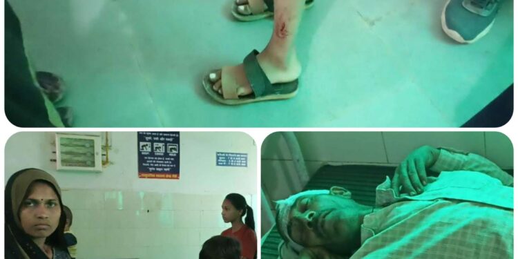 जमीनी विवाद के चलते दो पक्षों मैं हुआ खूनी संघर्ष,,,