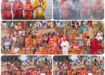 शिकारगंज क्षेत्र –छठ ऐसा महापर्व है जो विश्व भर में मनाया जाता है छठ महापर्व, अब इसे लोग बड़ी धूमधाम से मनाते हैं