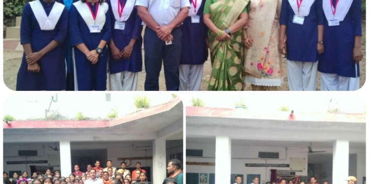 बडवारा विधायक ने कस्तूरबा गांधी बालिका छात्रावास में गर्म कपड़े वितरित किया