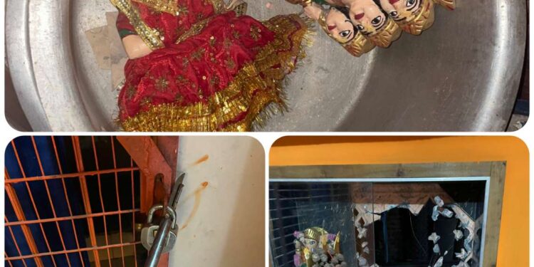 *हीरागंज संकट मोचन मंदिर में चोरी का असफल प्रयास*