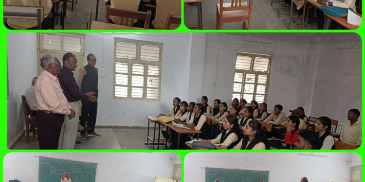 स्वरोजगार स्थापित करने विद्यार्थी जैविक खेती अपनाएं डॉक्टर बाजपेई।
