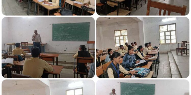 विद्यार्थियों को पपीता के व्यावसायिक उत्पादन का प्रशिक्षण दिया गया