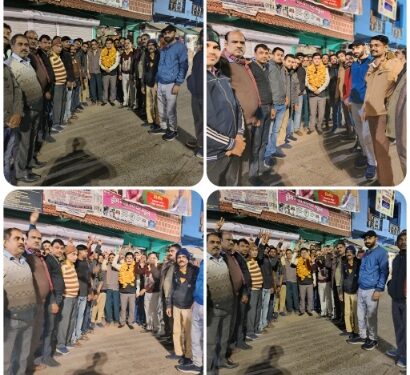 साहू समाज ने किया नये नगरपालिका अध्यक्ष, का स्वागत