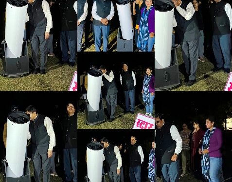 आकाशीय पिंडों से सीखा जा सकता है कुशल प्रशासन – जे एन कांसोटिया  खगोलीय पिंडों से ग्रहण करें वैज्ञानिक दृष्टिकोण – जे एन कांसोटिया  आकाशीय पिंडों का अनुशासन समझा प्रशासन अकादमी के प्रशिक्षणार्थियों ने