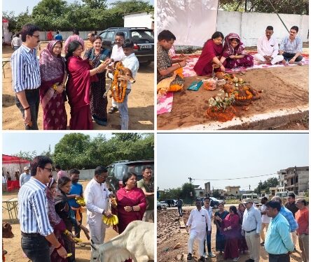 *अमीरगंज गौशाला में गोवर्धन पूजन कर, चलाया गया वृहद् स्वच्छता अभियान*