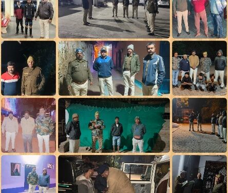 पुलिस अधीक्षक कटनी अभिजीत रंजन के द्वारा दिनांक 23 व 24 नवंबर 2024 की मध्य रात्रि में जिले के समस्त थाना /चौकी में वारंटियों तथा फरार अपराधियो की गिरफ्तारी हेतु “नाईट काम्बिंग ऑपरेशन” आदेशित