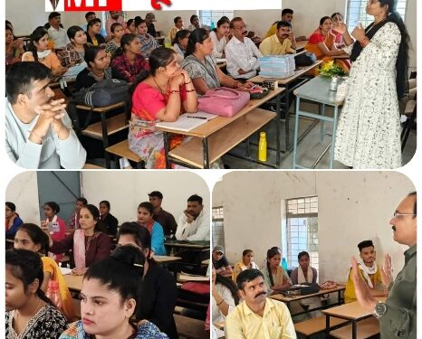 उत्कृष्ट विद्यालय, माधव नगर, कटनी में अल्पविराम सत्र आयोजित