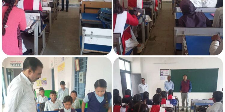 *सहायक संचालक ने किया विभिन्न स्कूलों का औचक निरीक्षण* *लापरवाही करने वाले शिक्षकों पर होगी कार्यवाही*