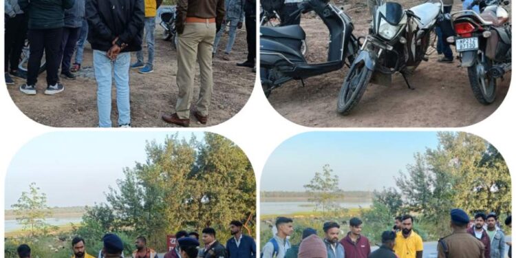 चौकी प्रभारी सूबेदार मोनिका खड़से द्वारा दो पहिया वाहन चालकों को हेलमेट लगाकर वाहन चलाने का महत्व बताया गया यातायात हाईवे सुरक्षा चौकी जुहला बाईपास *हेलमेट लगाओ, जान बचाओ*