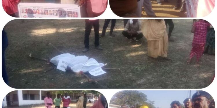 दलित आदिवासियों को न्याय दिलाने, ओबीसी महासभा ने किया विरोध प्रदर्शन,तहसीलदार ढीमरखेड़ा को सौंपा ज्ञापन