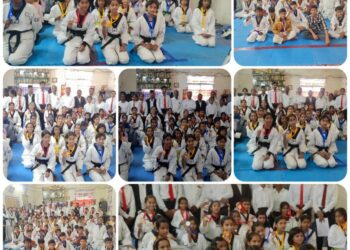 *जिला स्तरीय यूथ गेम्स एम.पी खेलो चयन ताइक्वांडो प्रतियोगिता का आयोजन क्रिकेट स्टेडियम शुक्ला ग्राउंड में सम्पन्न*
