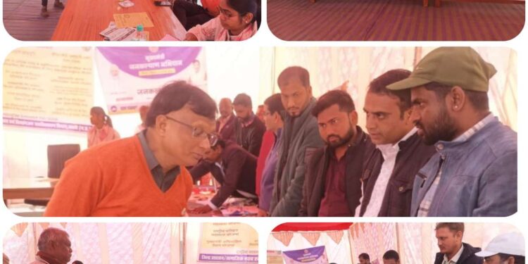 *श्रीमती परस्ते ने जनकल्याण शिविर नन्हवारा कलां पहुंच, औचक निरीक्षण कर लिया जायजा*  *शिविर का उद्देश्य शत प्रतिशत सैचुरेशन हेतु लाभ से वंचित पात्र हितग्राहियों को चिन्हित कर लाभान्वित कराना- प्रभारी जिला पंचायत सीईओ*