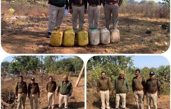 अवैध शराब के उत्पादन, परिवहन एवं विक्रय पर जारी है सतत कार्यवाही  88 हजार से अधिक की मदिरा एवं लाहन जब्त  आबकारी अधिनियम के तहत 7 प्रकरण दर्ज