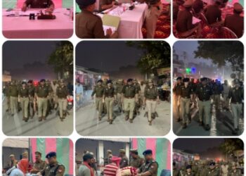 आज शाम इंदरगढ़ थाने में पहुंचे कन्नौज पुलिस अधीक्षक अमित कुमार आनंद तिर्वा क्षेत्राधिकारी प्रियंका बाजपेई ने इंदरगढ़ थाने का पहला वार्षिक निरीक्षण किया
