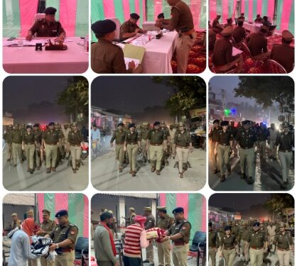आज शाम इंदरगढ़ थाने में पहुंचे कन्नौज पुलिस अधीक्षक अमित कुमार आनंद तिर्वा क्षेत्राधिकारी प्रियंका बाजपेई ने इंदरगढ़ थाने का पहला वार्षिक निरीक्षण किया