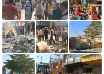 अतिक्रमण मुहिम पर मुंह दिखाई रश्मदायगी की होगी या फिर एक तरफ से हटेगा सबका अतिक्रमण