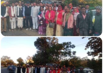 *तामिया सरपंच संघ की समस्या जानने पहुंचे जिला सरपंच संघ अध्यक्ष परसराम वर्मा*  समस्याओं का समाधान कराने मुख्यमंत्री के नाम तहसीलदार को सौपा ज्ञापन