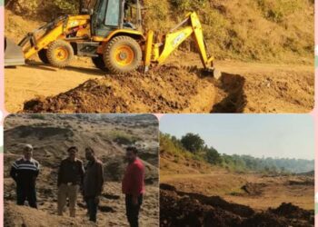 रेत भंडारण पर जिला प्रशासन की संयुक्त कार्यवाही