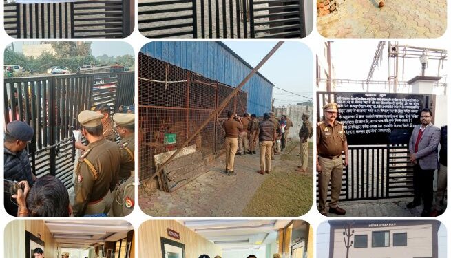 *जनपद कन्नौज पुलिस द्वारा, गैंगस्टर एक्ट की धारा 14(1) के तहत की गई कार्यवाही के अन्तर्गत अपराध से अर्जित 11,63,22,000/- रूपये कीमत का एक होटल (चंदन होटल) कुर्क किया गया।*