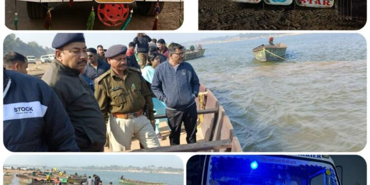खनिज अधिकारी दिवेश मरकाम के नेतृत्व में अवैध उत्‍खन्‍न,परिवहन एवं भण्‍डारण के विरूद्ध कार्यवाही निरंतर जारी,08 मोटर वोट,04 डंपर एवं 07 ट्रेक्‍टर ट्राली जप्‍त…