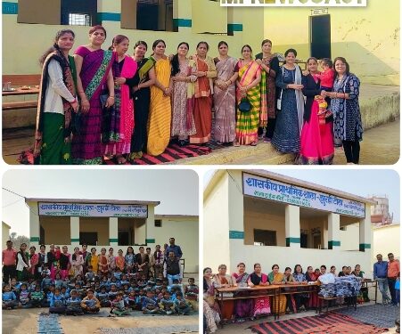 *भीषण ठंड में ऊनी स्वेटर मिलते ही बच्चों के चेहरे खिले, मधुर मुस्कान के साथ जताई खुशी*  *असाटी समाज महिला समिति की महिलाओं ने झूरही टोला पहुंचकर जरूरतमंद छात्र-छात्राओं को वितरित किए वस्त्र*