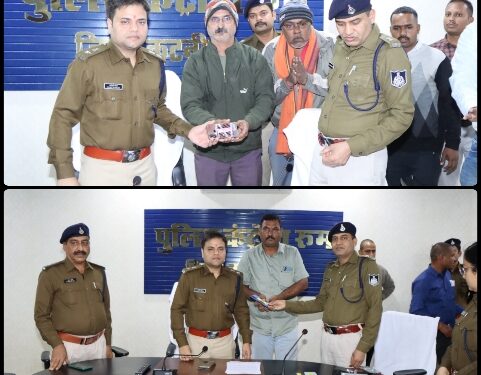 कटनी पुलिस सायबर सेल ने 110 स्मार्ट गुम मोबाइलों को तकनीकी सहायता से खोजने में प्राप्त की सफलता