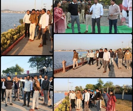 मुख्यमंत्री डॉ. यादव के सागर के संभावित आगमन को लेकर कलेक्टर, पुलिस अधीक्षक ने किया स्थल निरीक्षण।
