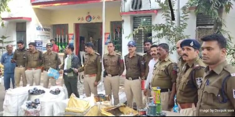 *चाइनीस मांझा विक्रेताओं पर पुलिस ने की गई कार्रवाई*