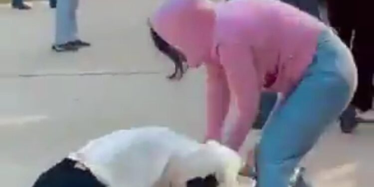 एक छात्रा को पीटने का viralvideo… जिसमे एक लड़की को 3 छात्राएं मिलकर पीट रही VIDEO