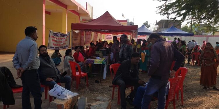 जनकल्याण अभियान अंतर्गत रफी अहमद किदवई वार्ड में आयोजित हुआ शिविर