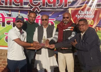नागपुर ने सात विकेट से जीता मैच, इलाहाबाद की हुई हार  जम्मू काश्मीर और नागपुर के बीच खेला जाएगा अंतिम क्वार्टर फाइनल मैच,उमरियापान के अँधेलीबाग खेल मैदान में चल रही लैदर बॉल क्रिकेट प्रतियोगिता